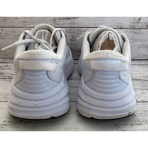 Hoka One One Bondi SR White Professional Sneakers (Women’s Size 9.5) - Picture 5 of 8